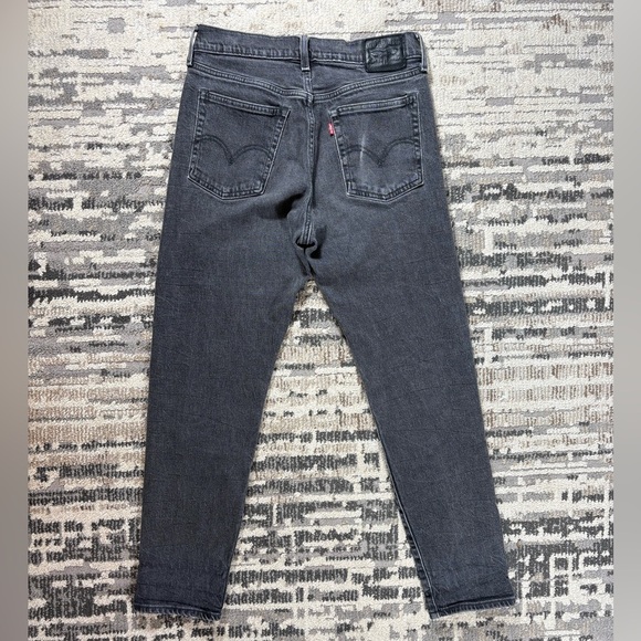 Levi’s Black Highrise Skinny Button Fly Jeans Size 28 Cotton - Picture 5 of 11